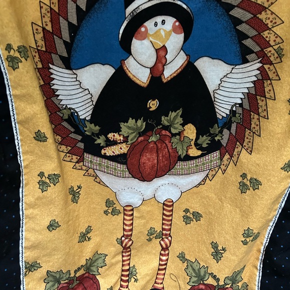 Pre-loved Grandmacore Handmade Thanksgiving vest, the back says Mr.Wishbone - Picture 8 of 8